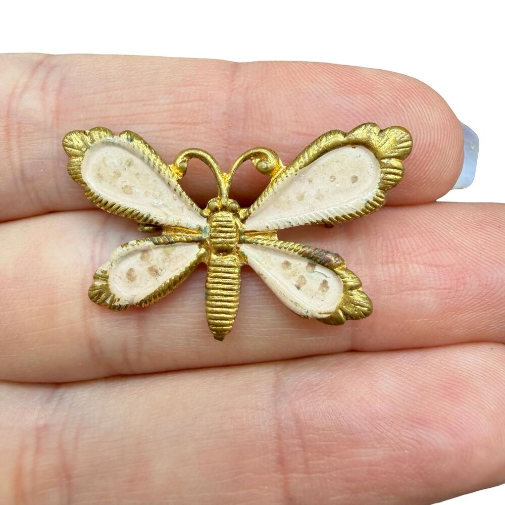 Vintage Jewelry 60s Butterfly Brooch Pin Dainty Butterfly Jewelry